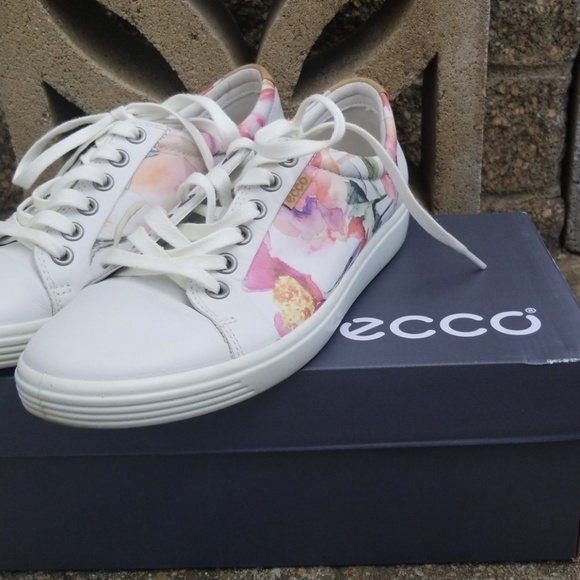 ecco floral shoes